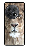 Lion Art Oneplus 12 Glass Case