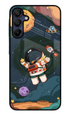 Cartoon Astronaut Samsung A15 5G Glass Case