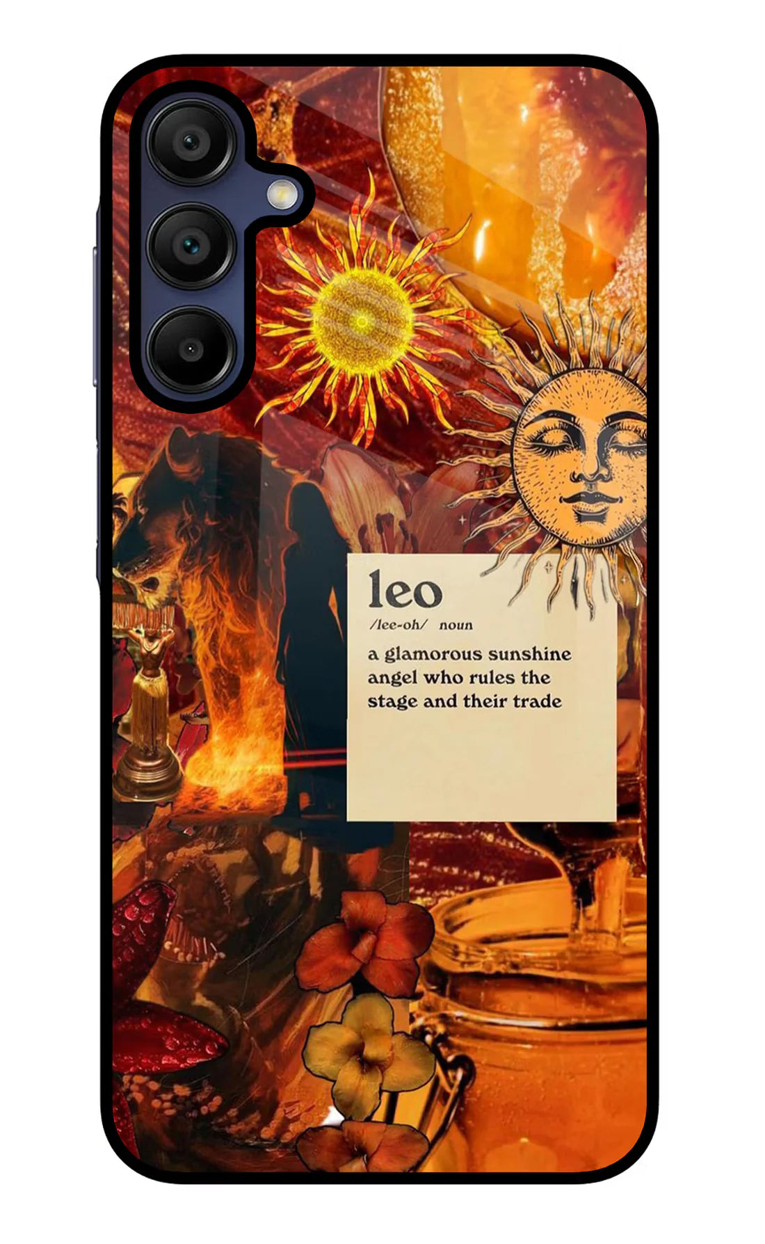 Leo Zodiac Samsung A15 5G Back cover