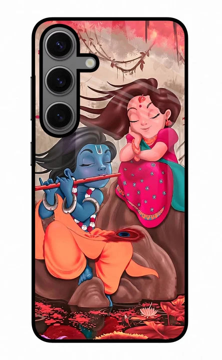 Radhe Krishna Samsung S24 Back Cover