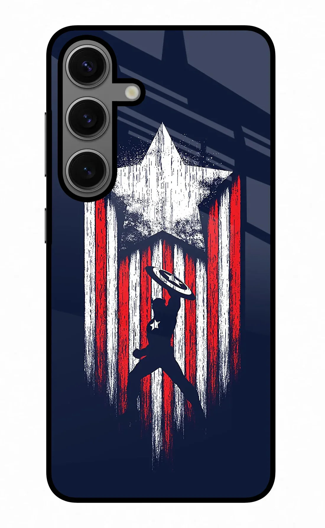 Captain America Marvel Art Samsung S24 Plus Back cover