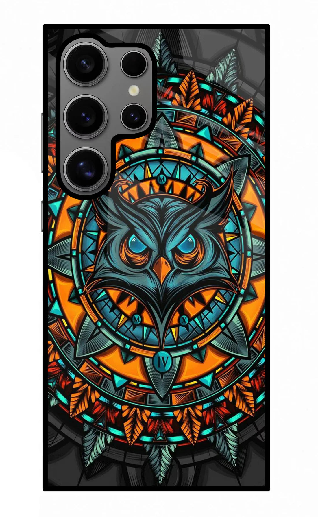 Angry Owl Art Samsung S24 Ultra Back cover