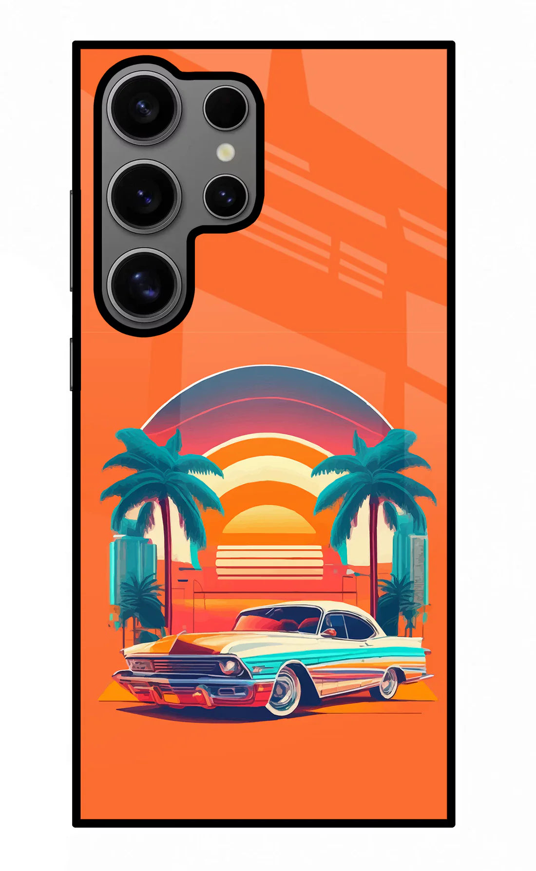 Palm Drive 80s Samsung S24 Ultra Back cover