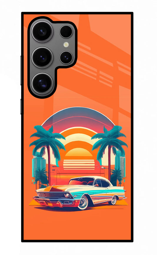 Palm Drive 80s Samsung S24 Ultra Back cover