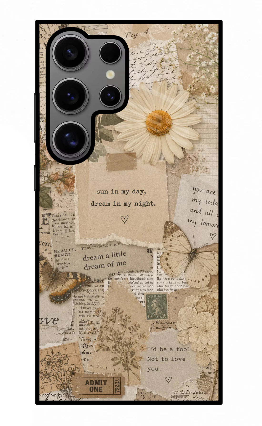 Vintage Samsung S24 Ultra Back cover