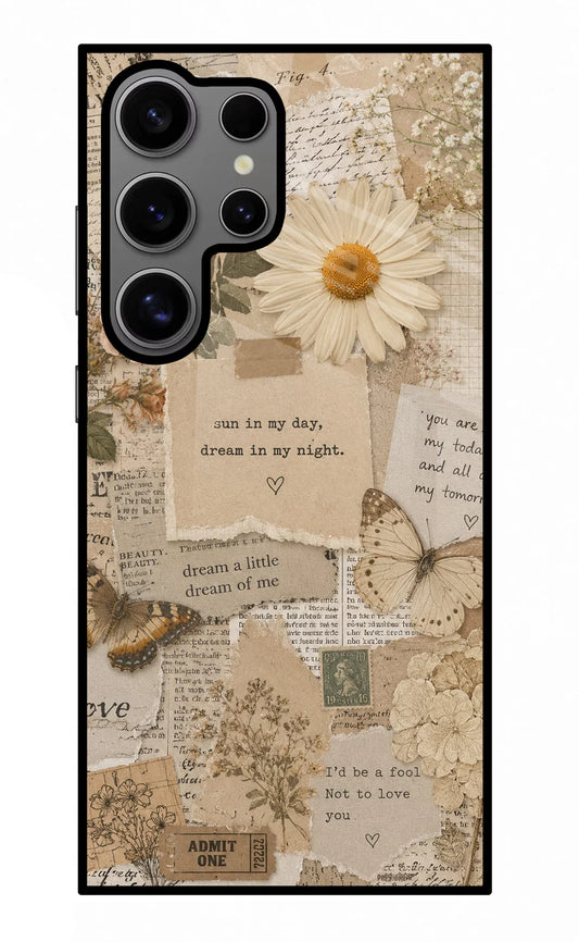 Vintage Samsung S24 Ultra Back cover
