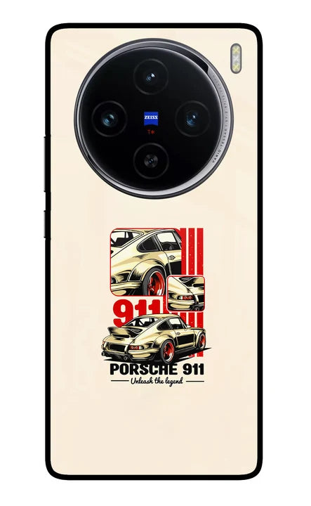 Classic Porsche 911 Vivo X100 Back Cover