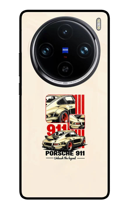 Classic Porsche 911 Vivo X100 Pro Back Cover