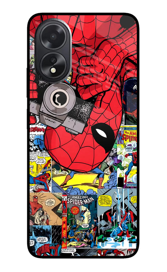 Spider Man Oppo A18/Oppo A38 A38 Back cover