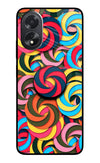 Spiral Pattern Oppo A18/Oppo A38 Glass Case