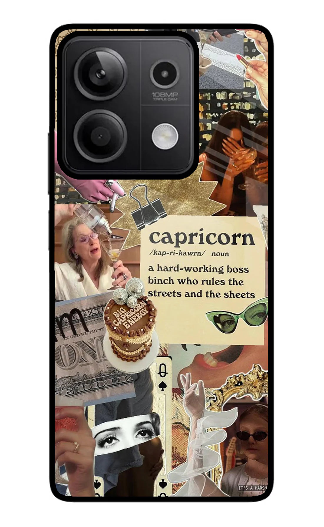 Capricorn Zodiac Redmi Note 13 5G Back cover