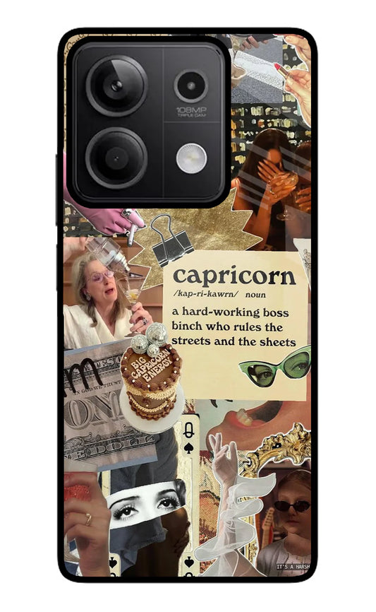 Capricorn Zodiac Redmi Note 13 5G Back cover