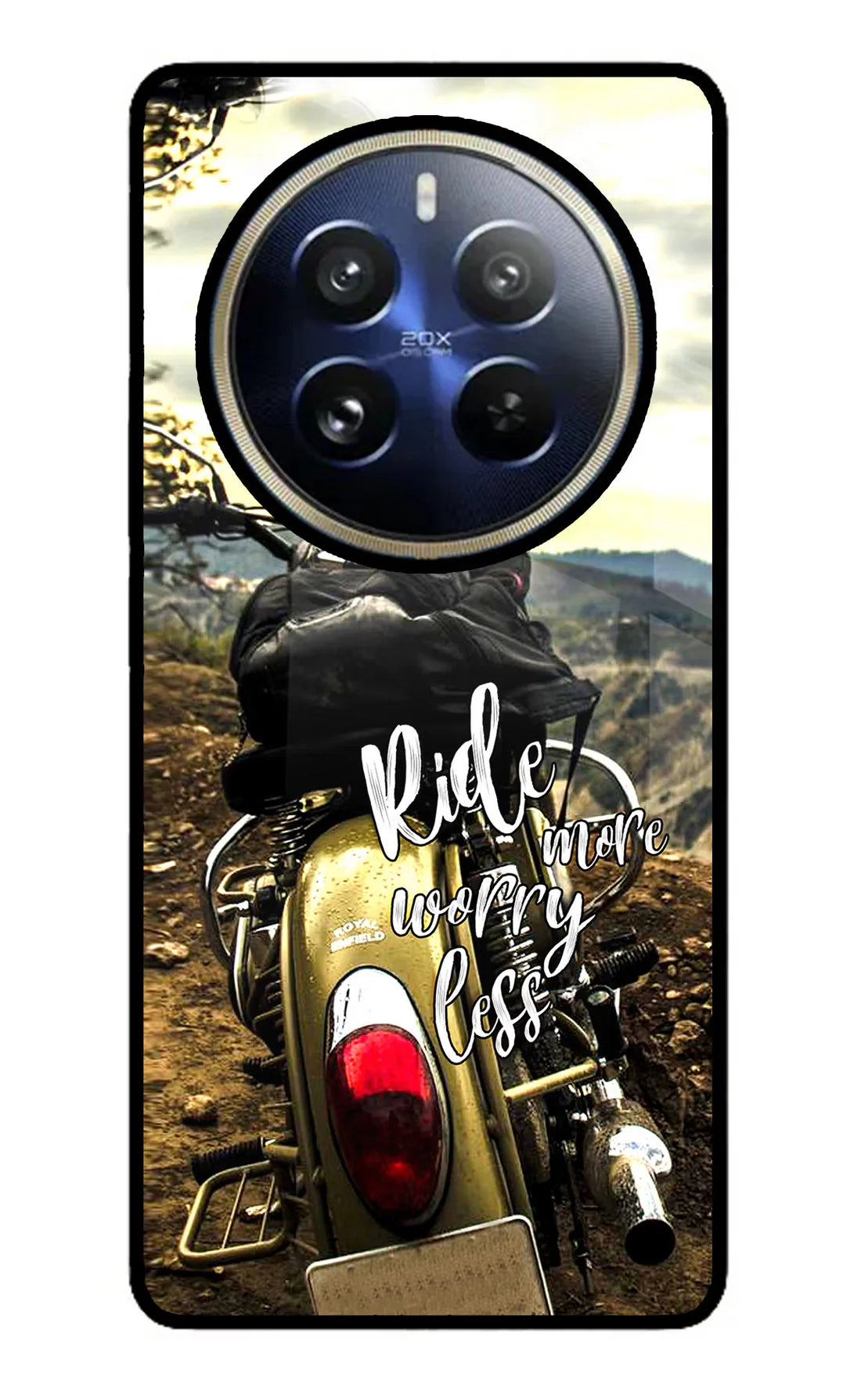 Ride More Worry Less Realme Pro/12 Pro Plus Back cover