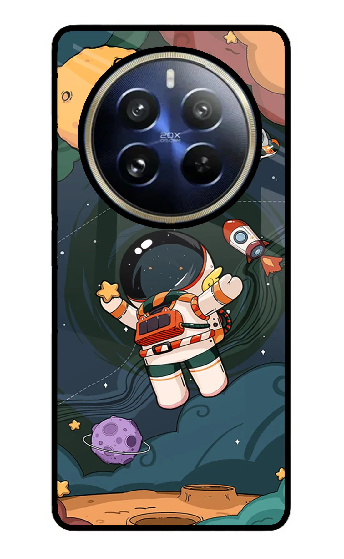 Cartoon Astronaut Realme 12 Pro/12 Pro Plus Back cover