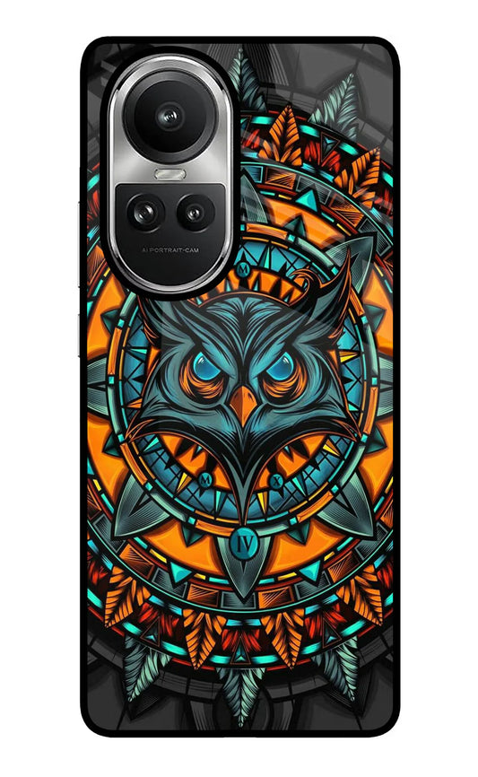 Angry Owl Art Oppo Reno10 5G/10 Pro 5Gback cover