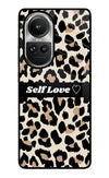 Leopard Print Self Love Oppo Reno10 5G/10 Pro 5G Glass Case