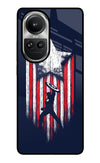 Captain America Marvel Art Oppo Reno10 5G/10 Pro 5G Glass Case