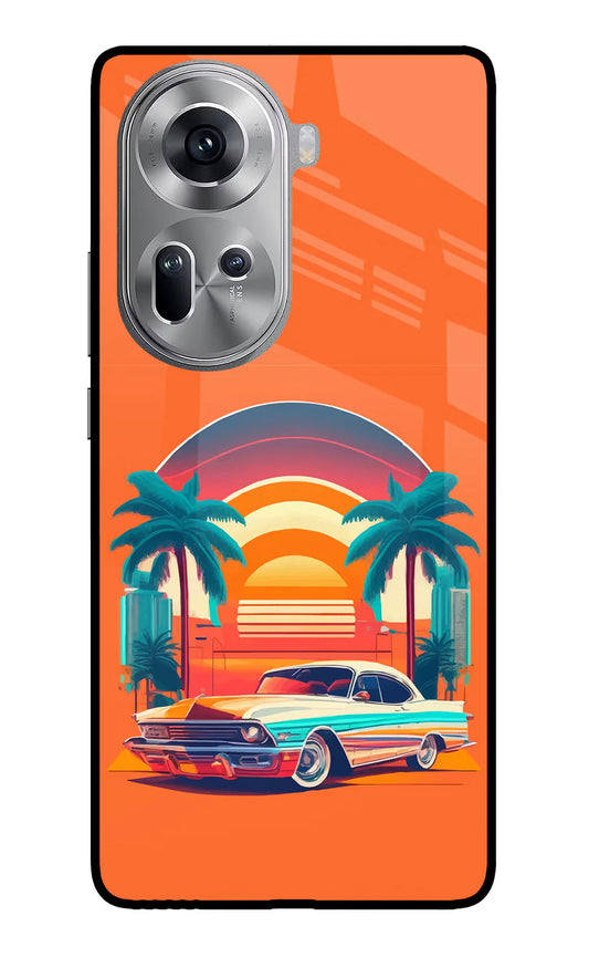 Palm Drive 80s Oppo Reno 11 Back cover