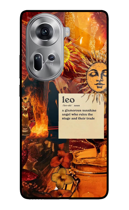 Leo Zodiac Oppo Reno 11 Back cover