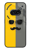 Sunglasses with Mustache Nothing Phone 2A Glass Case