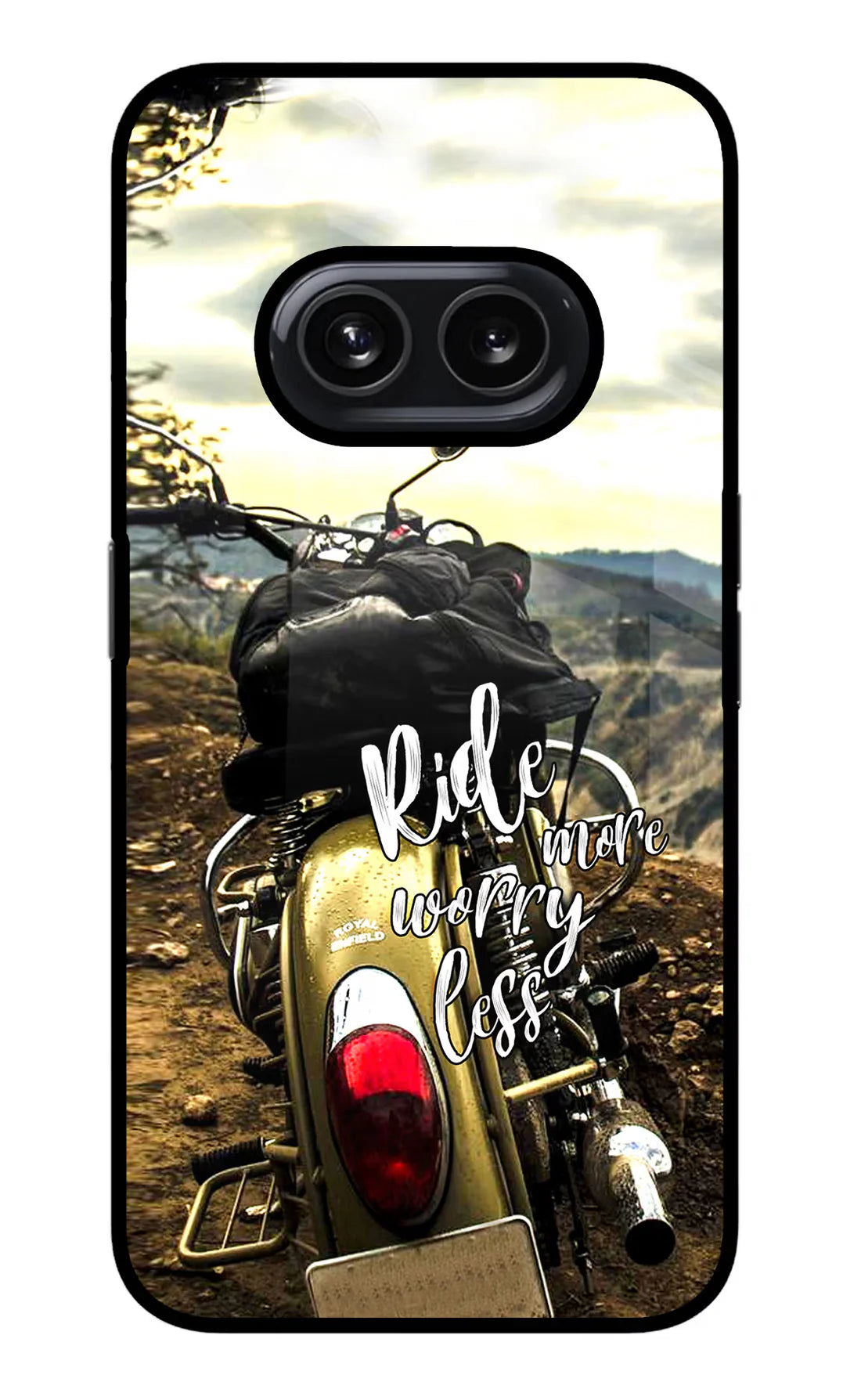 Ride More Worry Less Nothing Phone 2A  Back cover