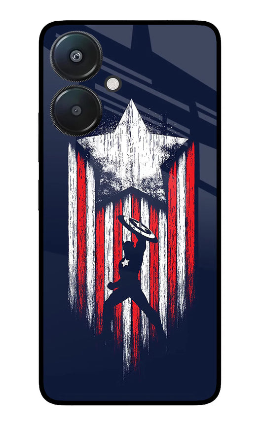 Captain America Marvel Art Redmi 13C 5G Back cover