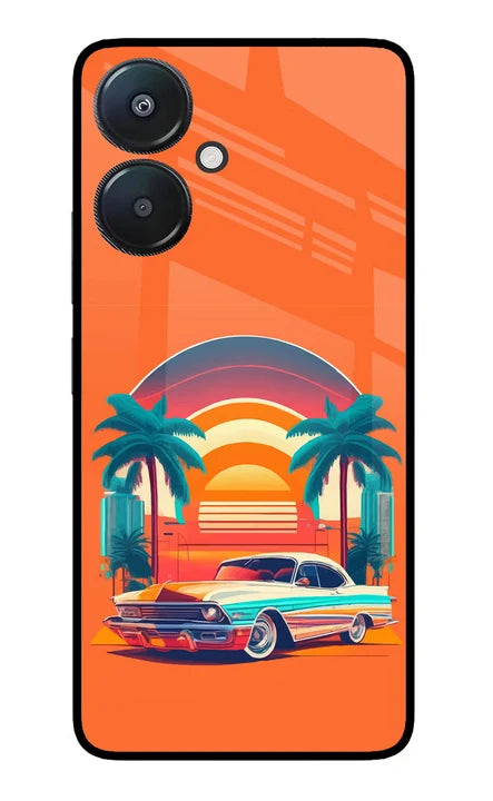 Palm Drive 80s Redmi 13C 5G Back Cover