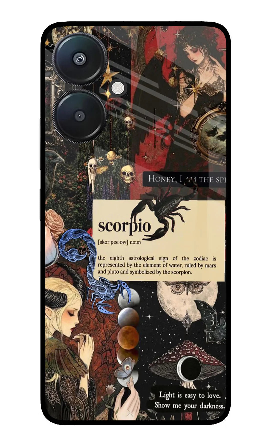Scorpio Zodiac Redmi 13C 5G Back cover