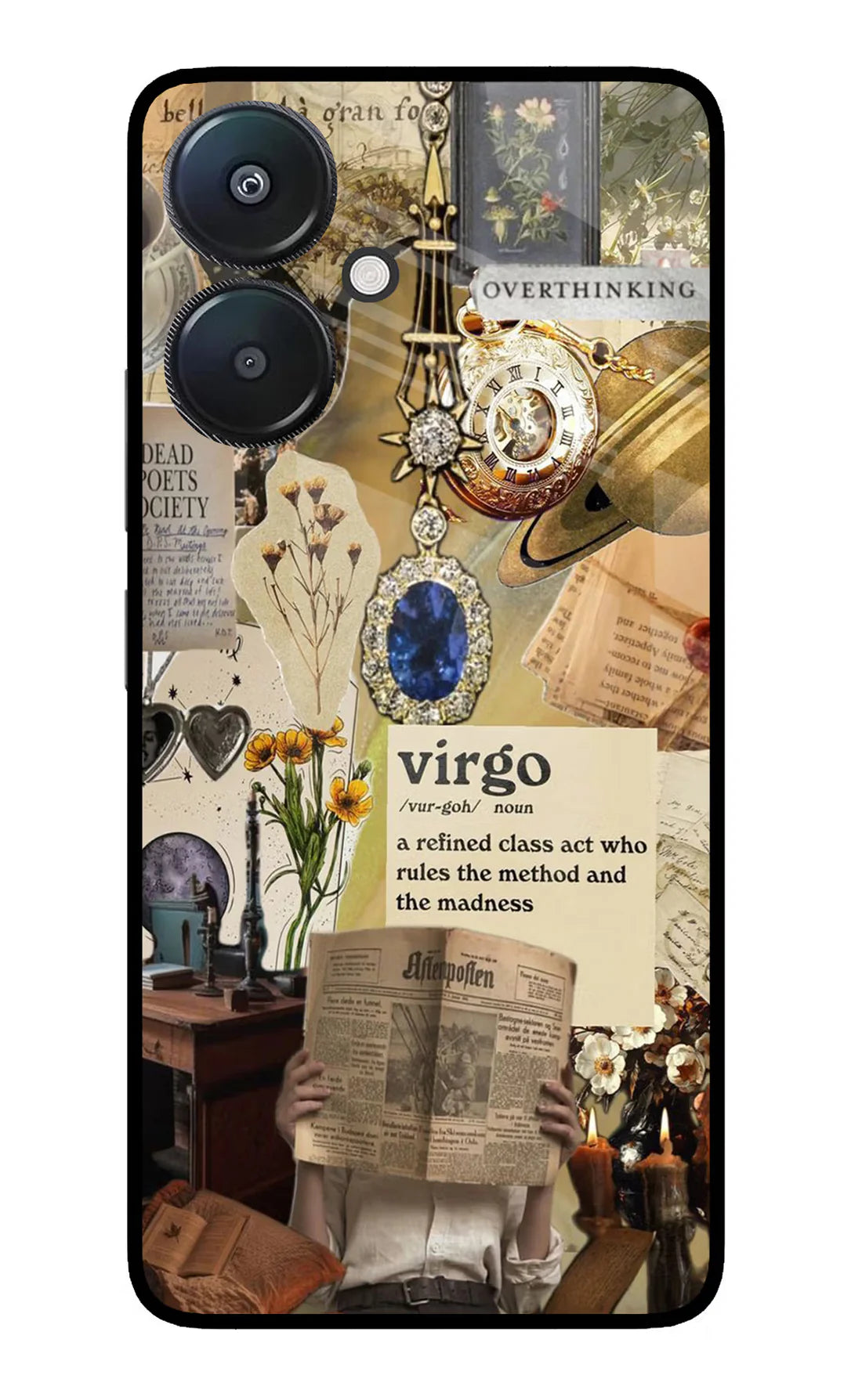 Virgo Zodiac Redmi 13C 5G Back cover