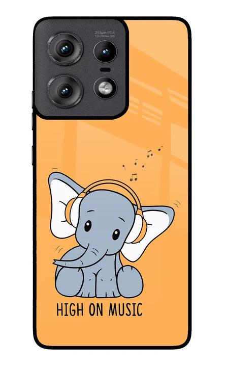 High On Music Moto Edge 50 Pro 5G Back Cover
