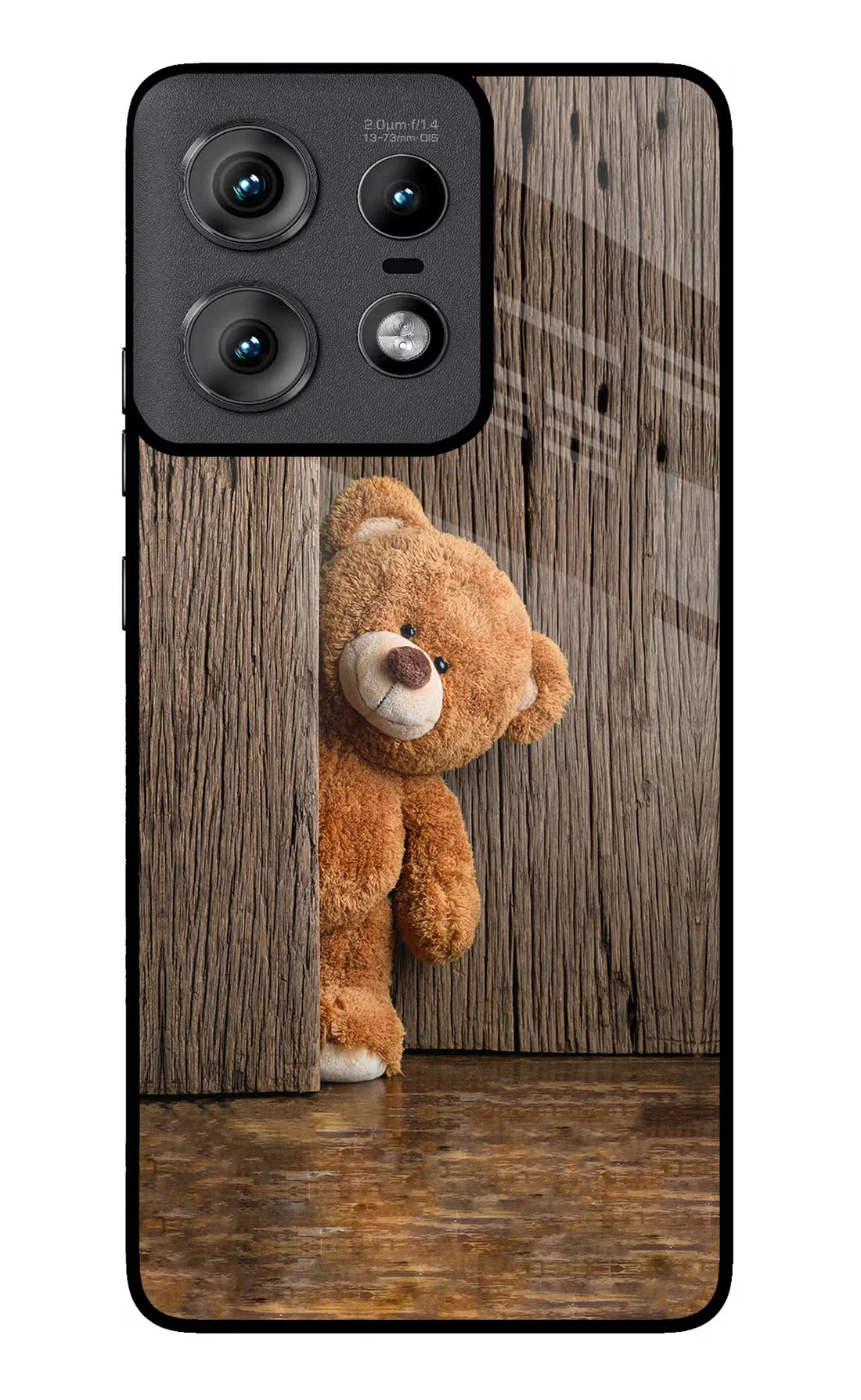 Teddy Wooden Moto Edge 50 Pro 5G Back cover