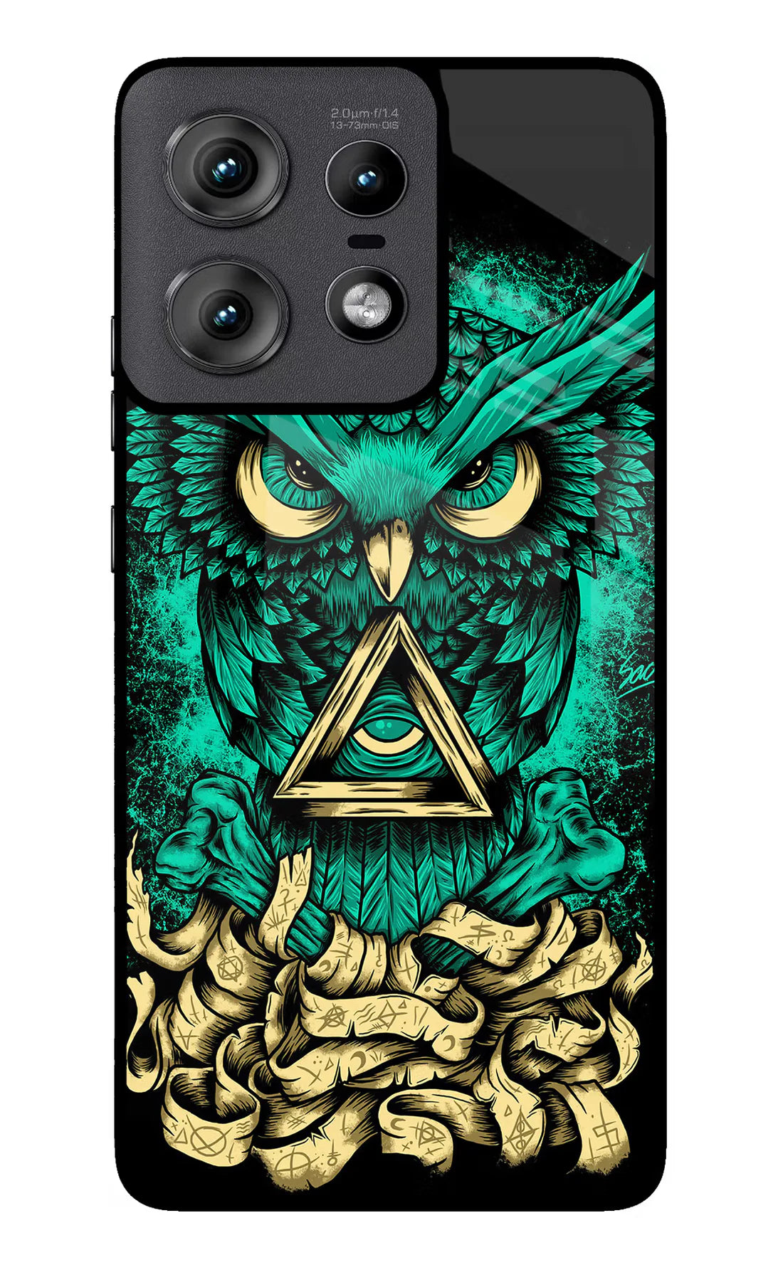 Green Owl Moto Edge 50 Pro 5G Back cover