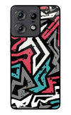 Geometric Graffiti Moto Edge 50 Pro 5G Glass Case