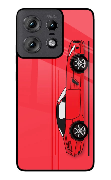 Red Velocity Moto Edge 50 Pro 5G Back Cover