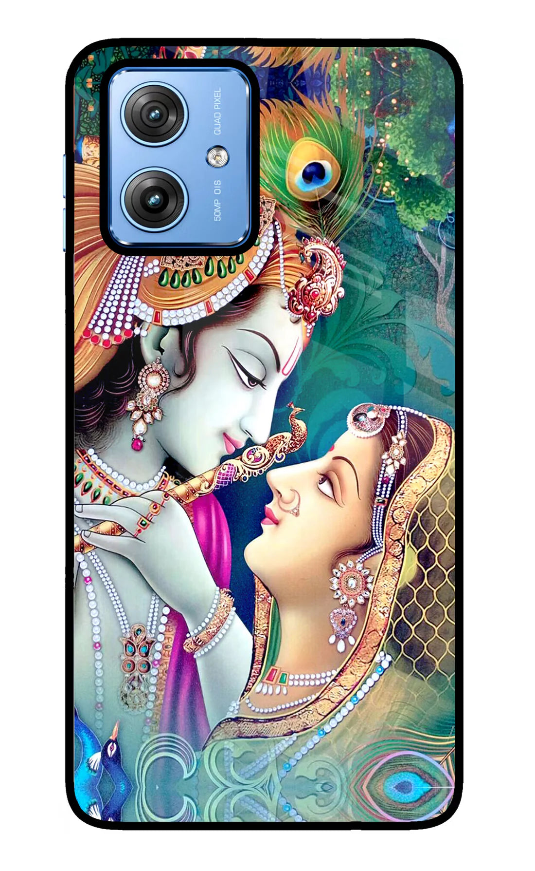 Lord Radha Krishna Moto G64 5G Back cover