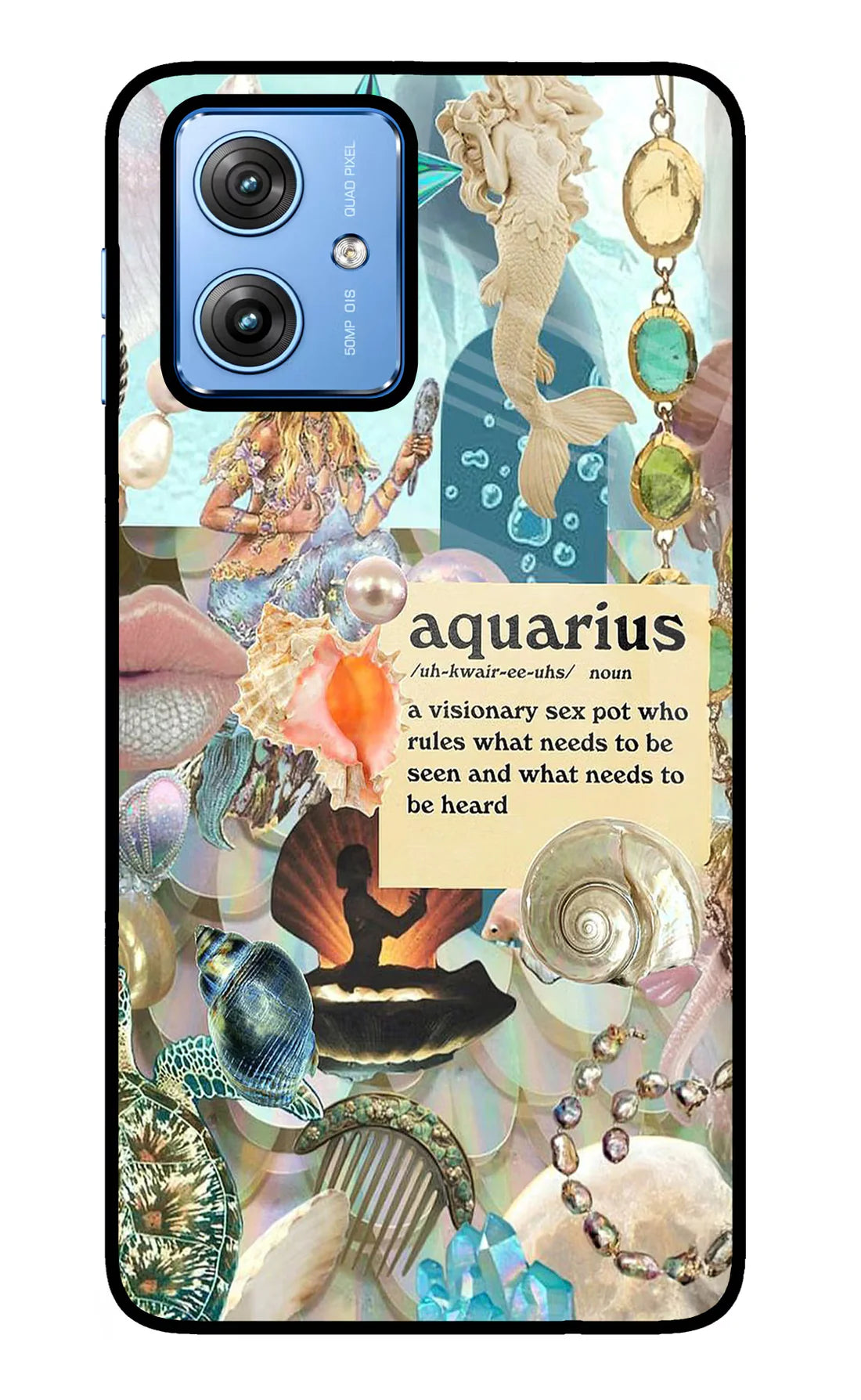 Aquarius Zodiac Moto G64 5G Back cover