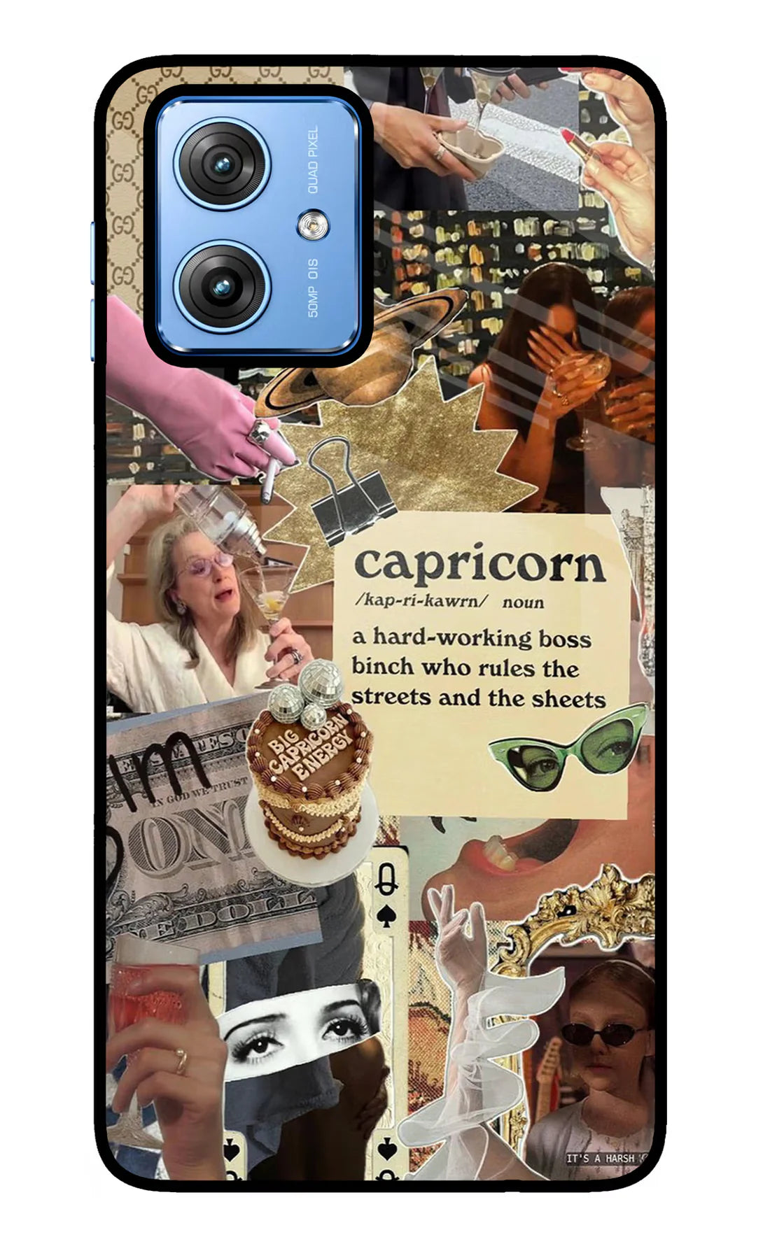 Capricorn Zodiac Moto G64 5G Back cover