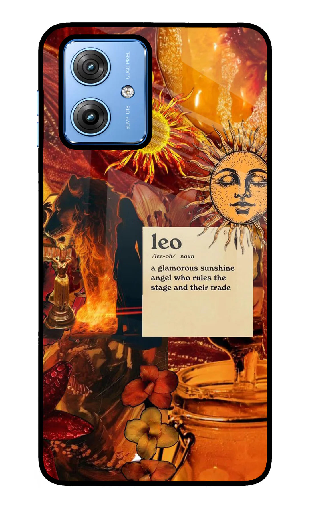 Leo Zodiac Moto G64 5G Back cover