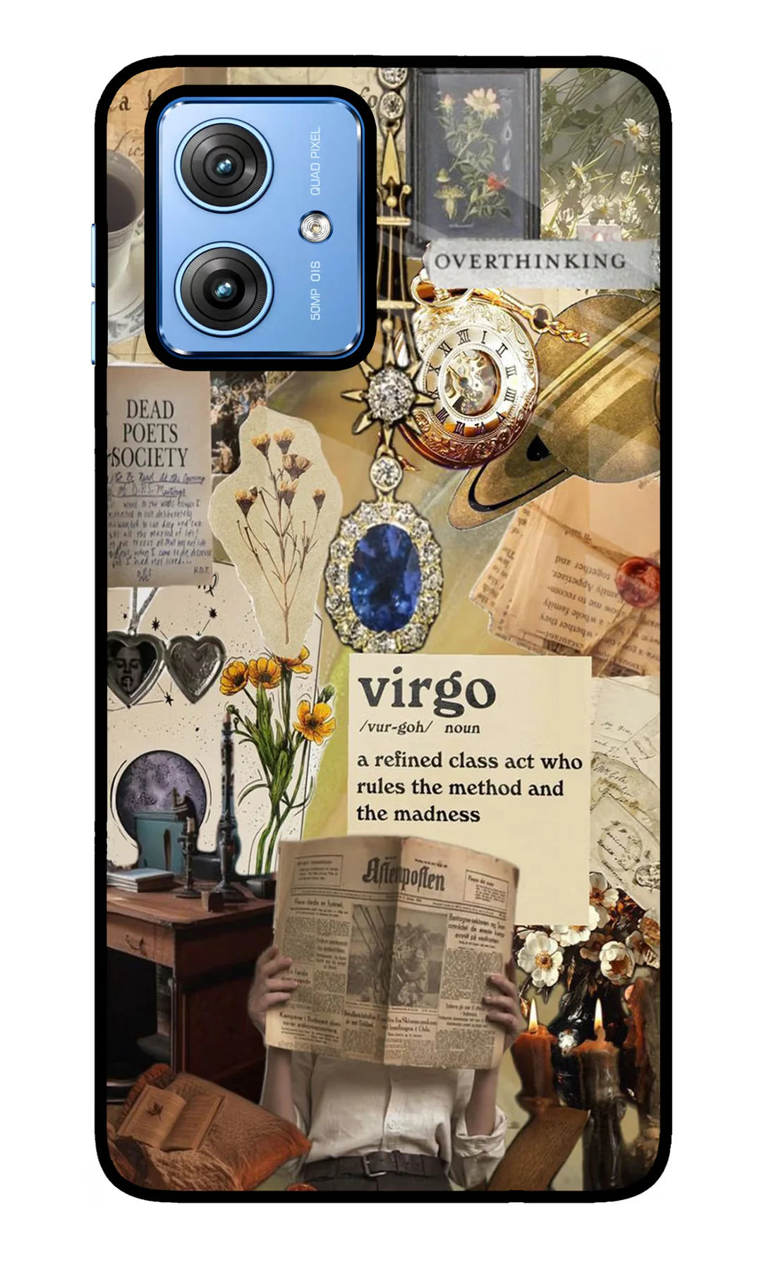 Virgo Zodiac Moto G64 5G Back cover