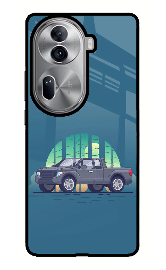 Retro Garage Vibe Oppo Reno11 Pro 5G Back cover