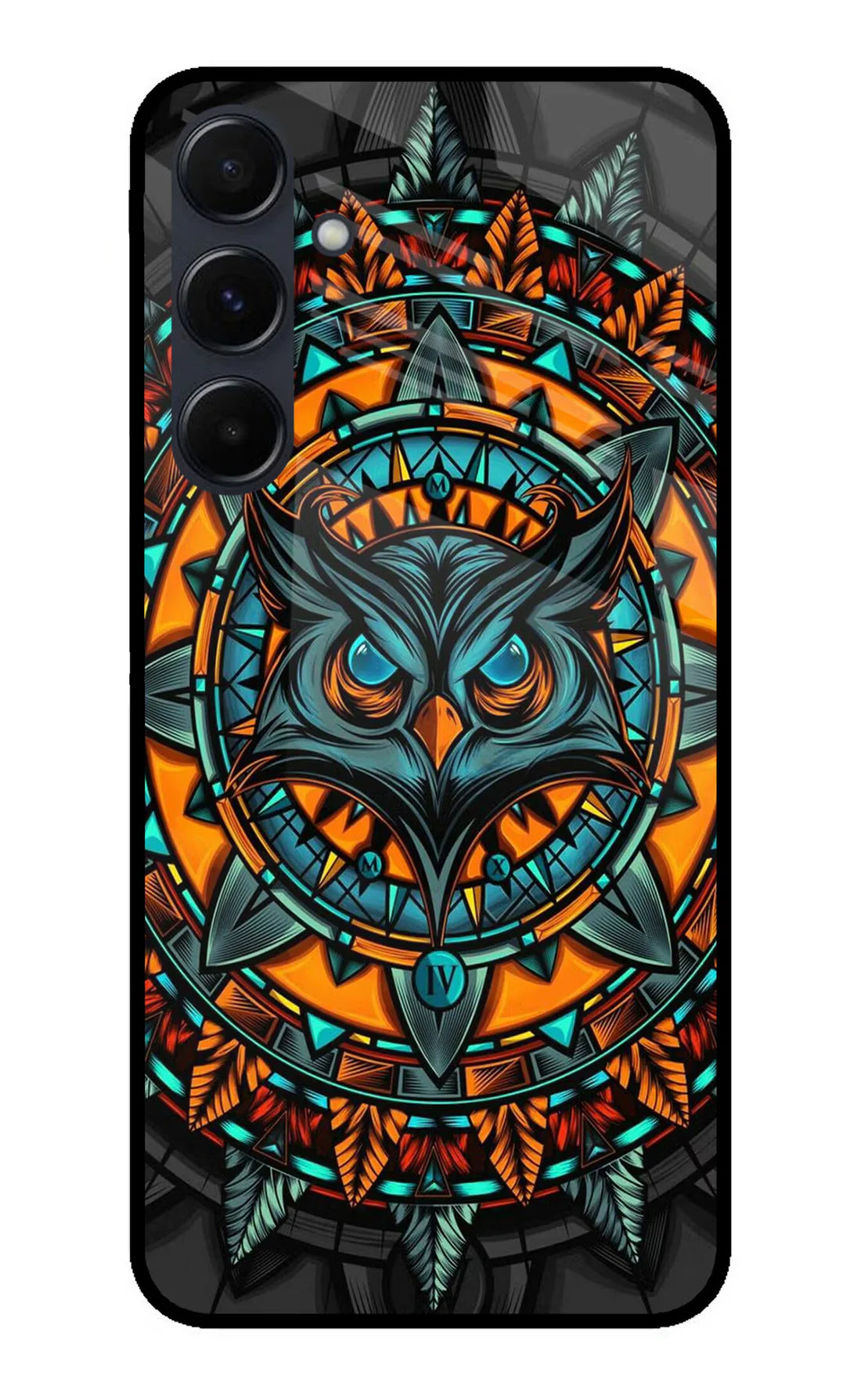 Angry Owl Art Samsung A35 5G Back cover