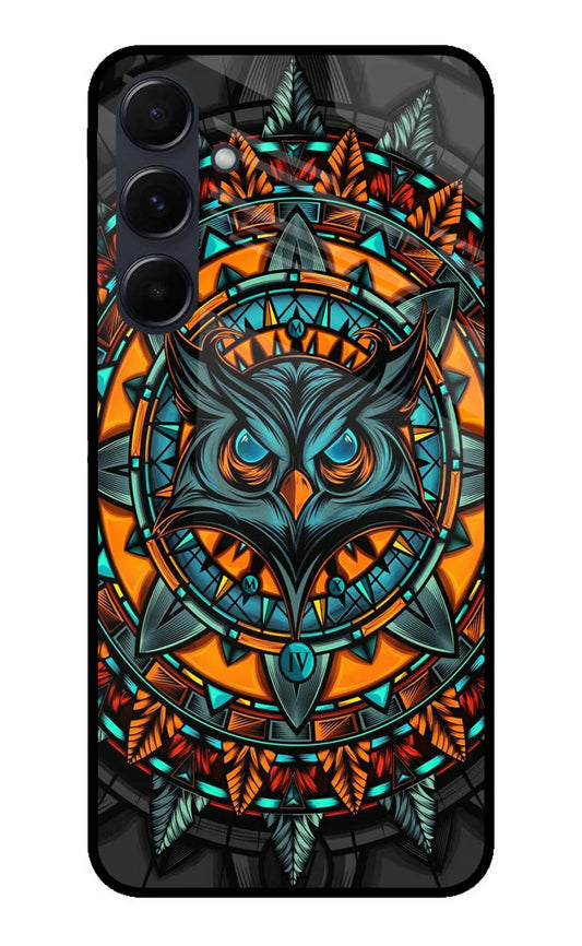 Angry Owl Art Samsung A35 5G Back cover