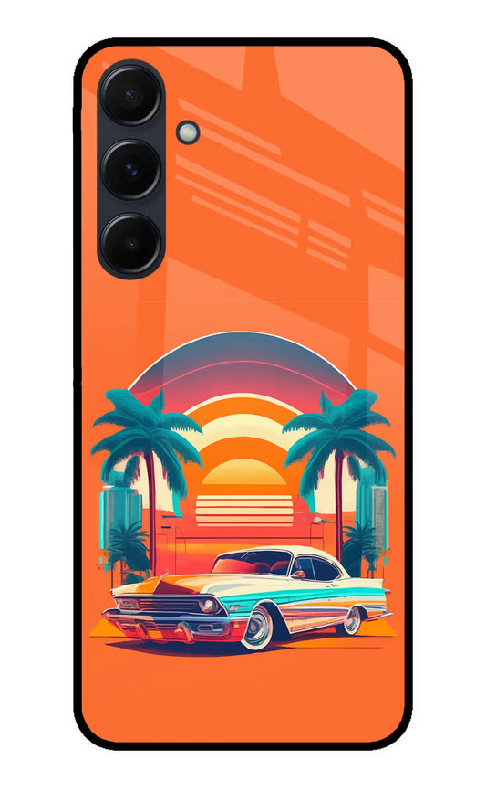Palm Drive 80s Samsung A35 5G Back cover