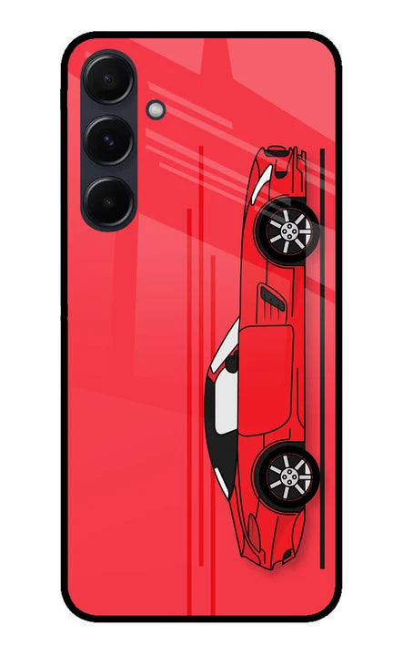 Red Velocity Samsung A35 5G Back Cover