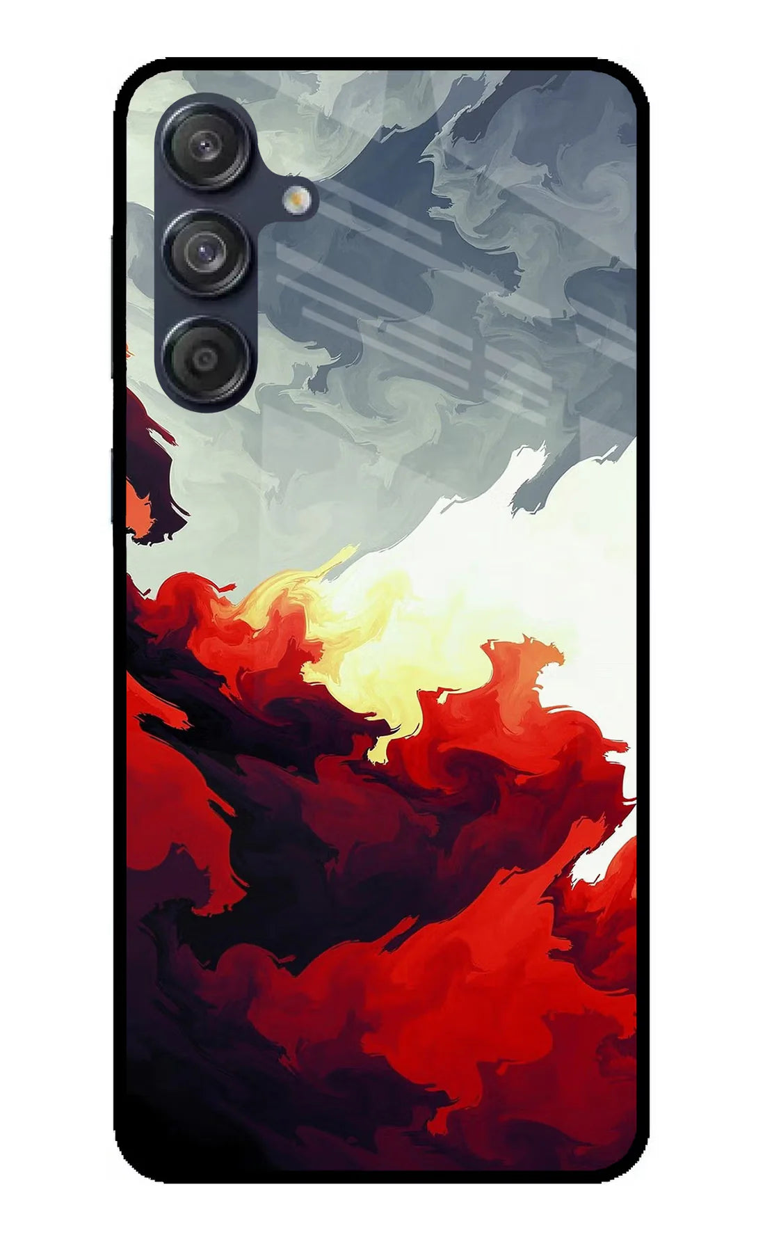 Fire Cloud Samsung M55 5G Back cover