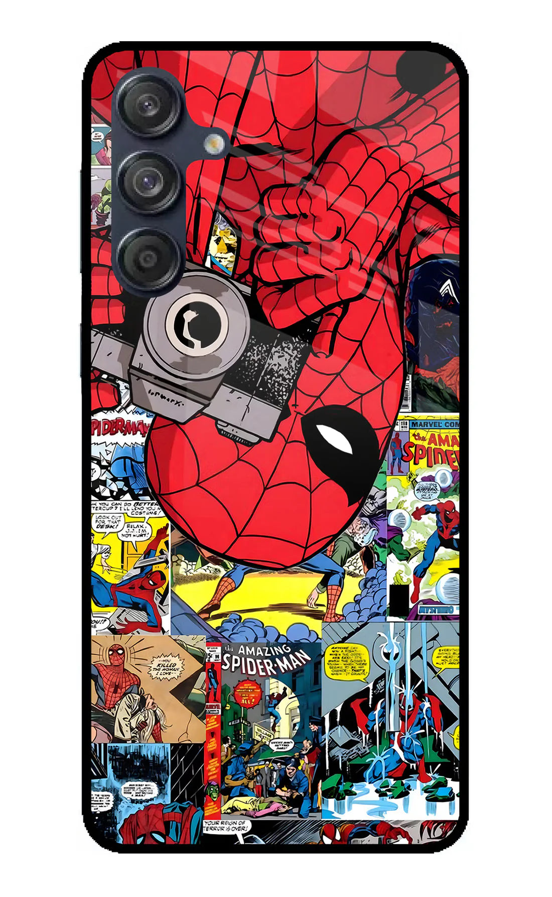 Spider Man Samsung M55 5G Back cover