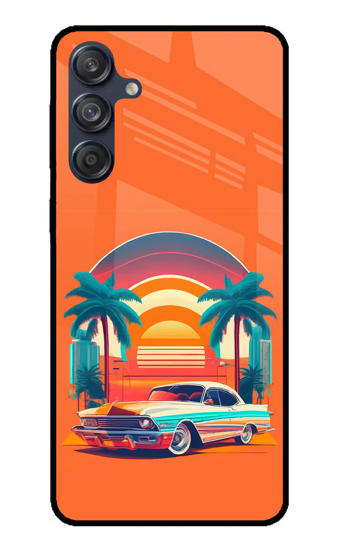 Palm Drive 80s Samsung M55 5G Back cover