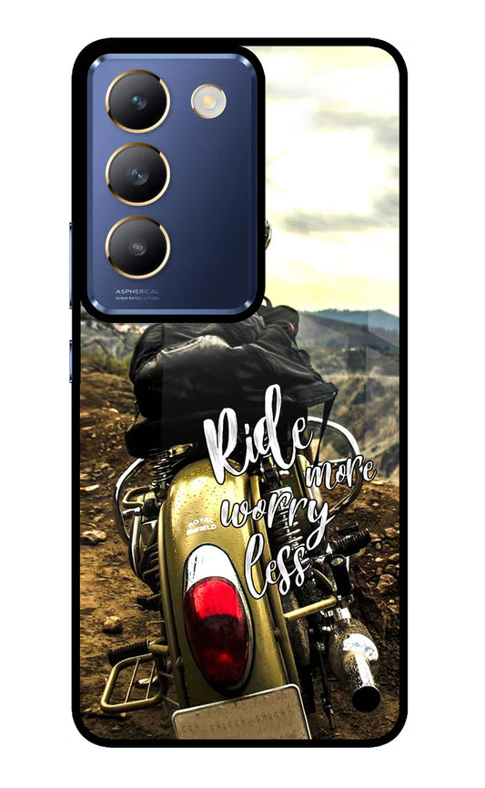Ride More Worry Less Vivo Y200E 5G/T3 5G Back cover