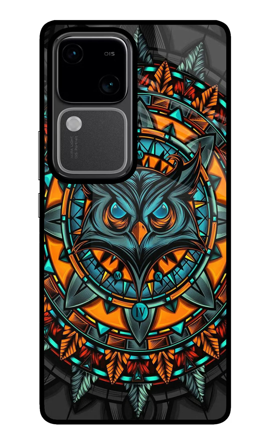 Angry Owl Art V30/ V30 Pro 5G Back cover