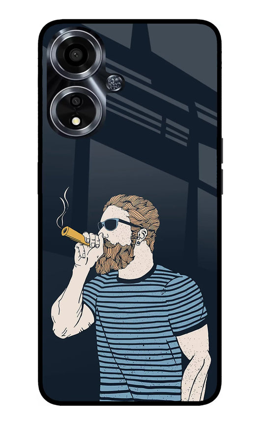 Smoking Oppo A59 5G Back cover